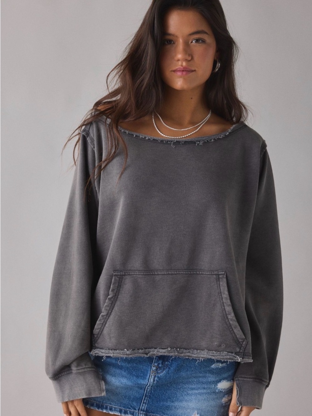 Urban Outfitters The-Shoulder Pullover